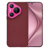 Husa de protectie Techsuit Carbonite FiberShell compatibil cu Huawei Pura 70, Rosu