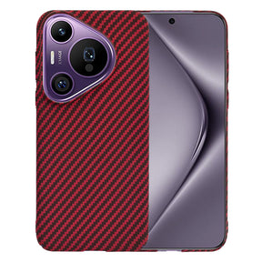 Husa de protectie Techsuit Carbonite FiberShell compatibil cu Huawei Pura 70 Pro, Rosu