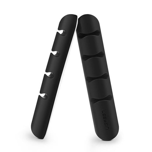 Cablu Ugreen (set de 2) Organizer LP114 (30762), 4 Slots, Negru