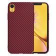 Husa de protectie Techsuit Carbonite FiberShell compatibil cu iPhone XR, Rosu