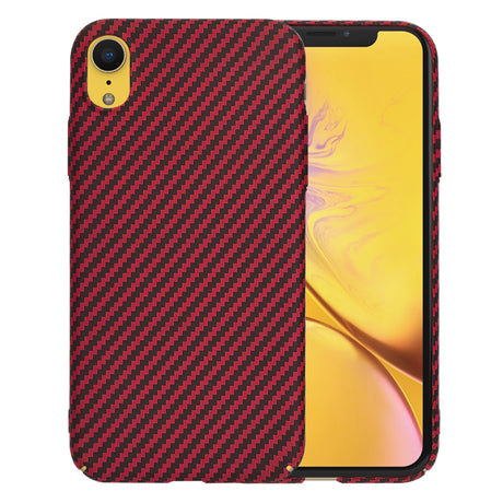 Husa de protectie Techsuit Carbonite FiberShell compatibil cu iPhone XR, Rosu