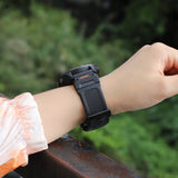 Curea smartwatch Techsuit Watchband QuickFit compatibil cu Garmin Fenix 3 / Fenix 5X / Fenix 6X, Negru