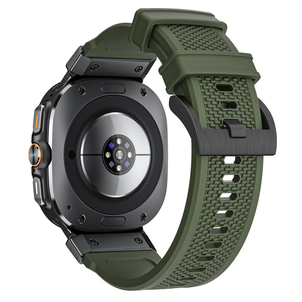 Curea smartwatch Techsuit Watchband (W068) compatibil cu Samsung Galaxy Watch Ultra 47mm / Watch Ultra 2, Verde / Black