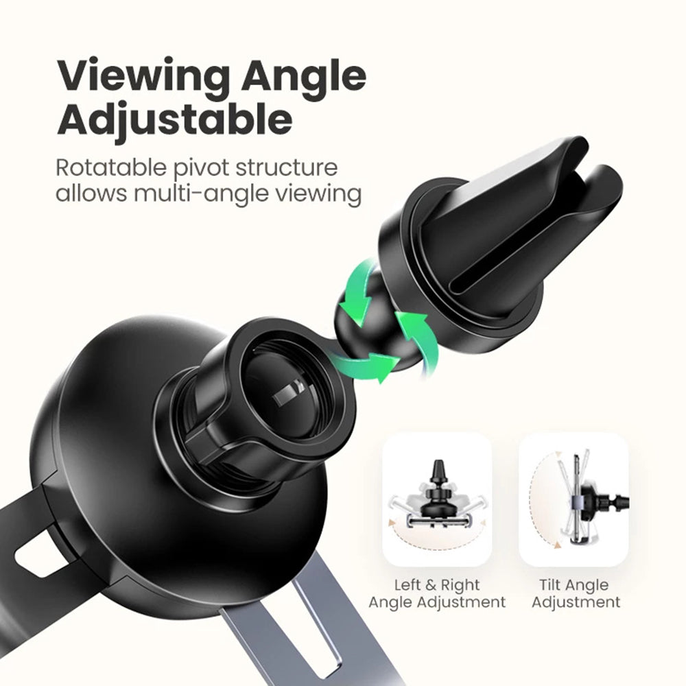 Suport Ugreen LP130 (50564), Gravity Grip for Air Vent, Gri Spatial