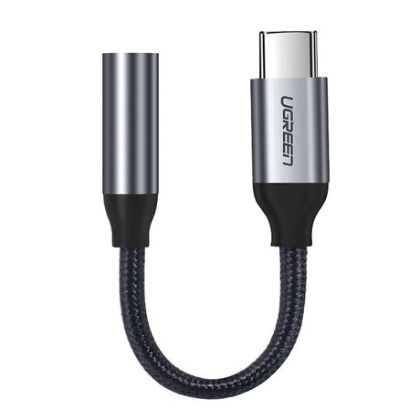 Adaptor Ugreen USB-C la Jack 3,5 mm AV142, gri