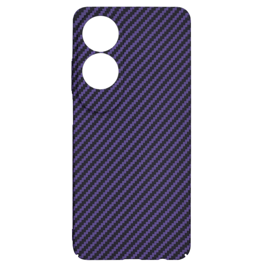 Husa de protectie Techsuit Carbonite FiberShell compatibil cu Oppo A60 4G, Mov