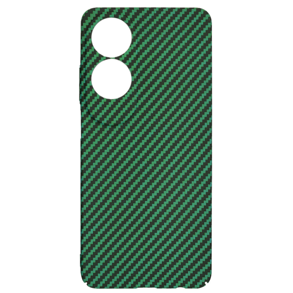 Husa de protectie Techsuit Carbonite FiberShell compatibil cu Oppo A60 4G, Verde