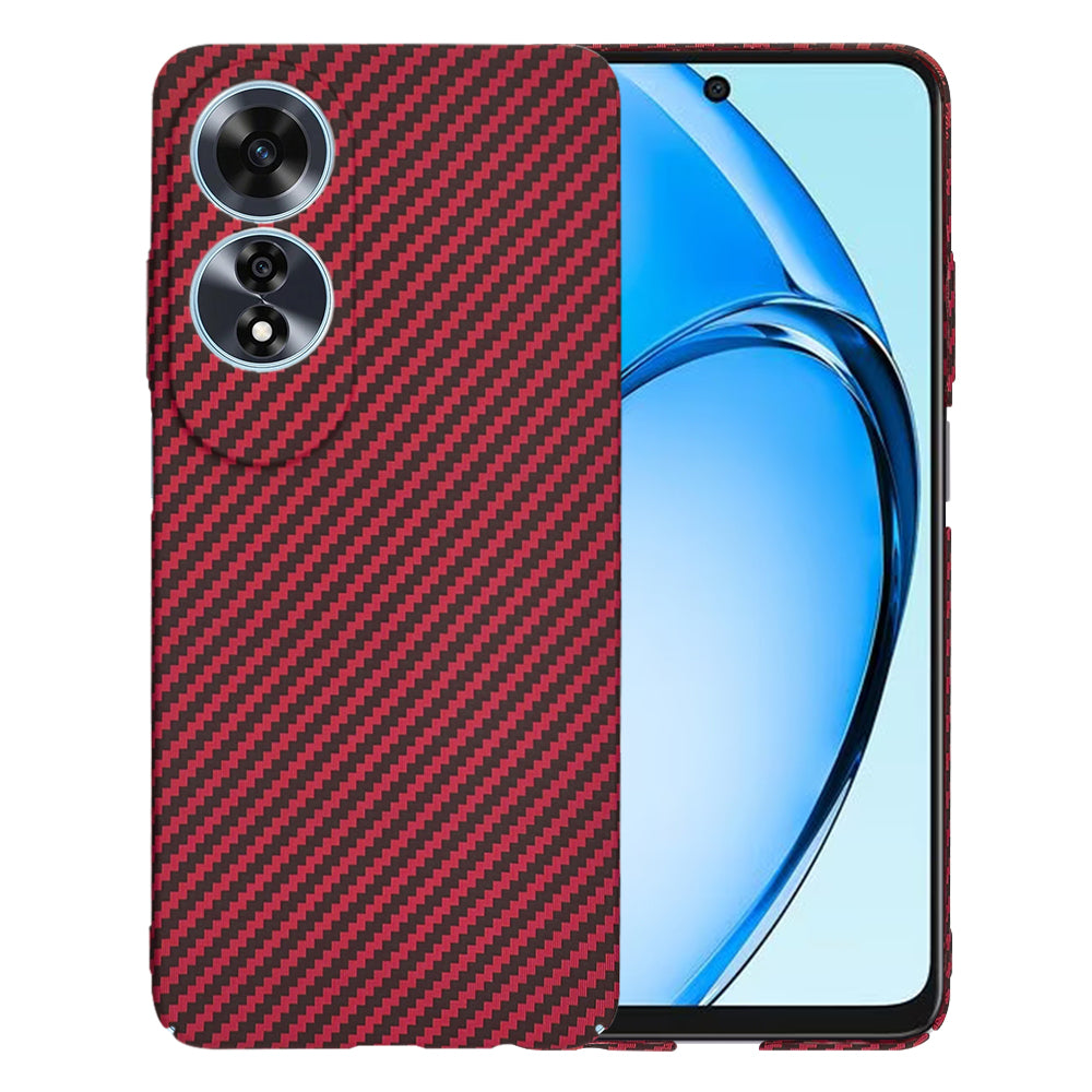 Husa de protectie Techsuit Carbonite FiberShell compatibil cu Oppo A60 4G, Rosu