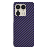 Husa de protectie Techsuit Carbonite FiberShell compatibil cu Motorola Edge 50 Ultra, Mov