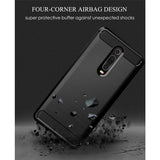 Husa de protectie Techsuit Carbon Silicone compatibil cu Xiaomi Mi 9T / Mi 9T Pro / Redmi K20 / Redmi K20 Pro, Negru
