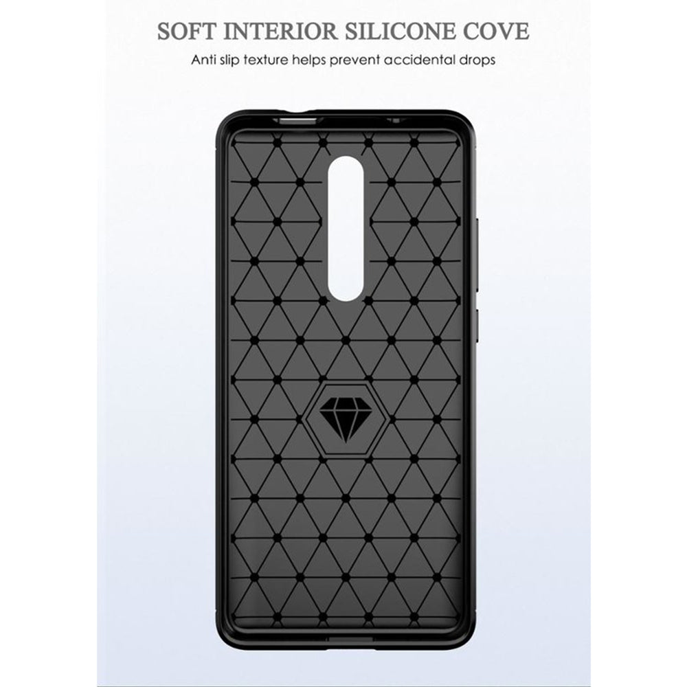 Husa de protectie Techsuit Carbon Silicone compatibil cu Xiaomi Mi 9T / Mi 9T Pro / Redmi K20 / Redmi K20 Pro, Negru