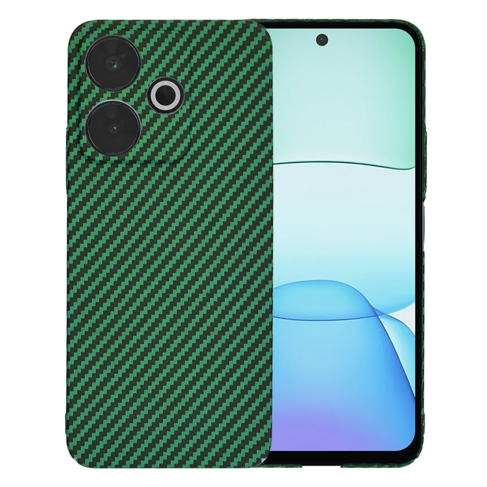 Husa de protectie Techsuit Carbonite FiberShell compatibil cu Xiaomi Redmi 13 / Poco M6 4G, Verde