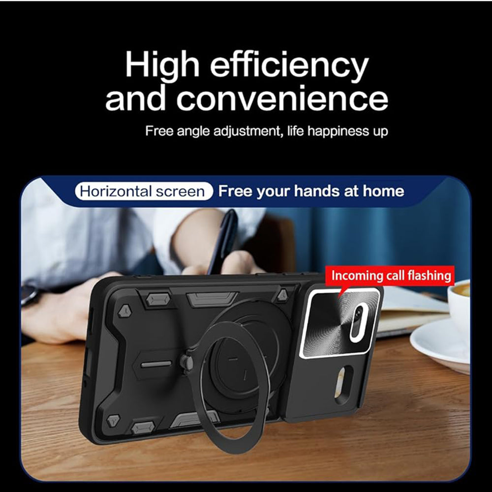 Husa de protectie Techsuit CamGuard Pro compatibil cu Xiaomi Redmi Note 13 Pro+ 5G, Negru