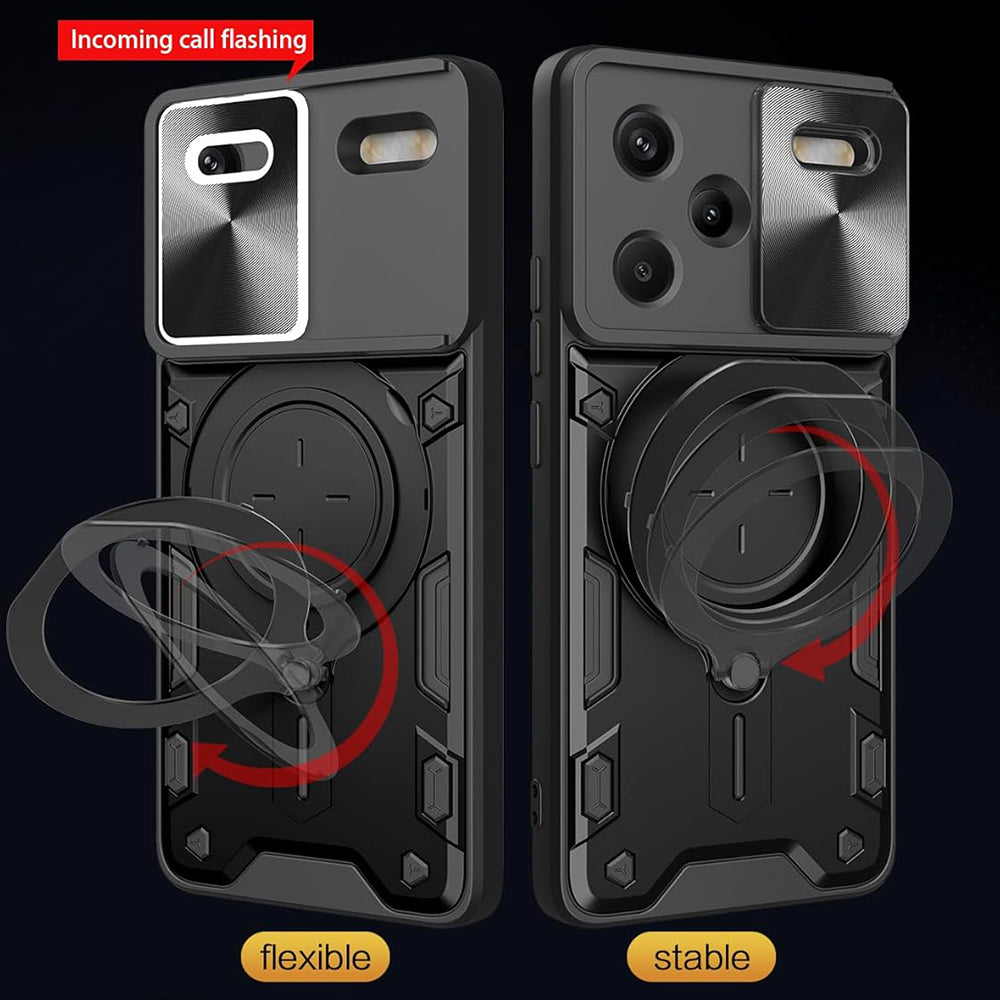 Husa de protectie Techsuit CamGuard Pro compatibil cu Xiaomi Redmi Note 13 Pro+ 5G, Negru