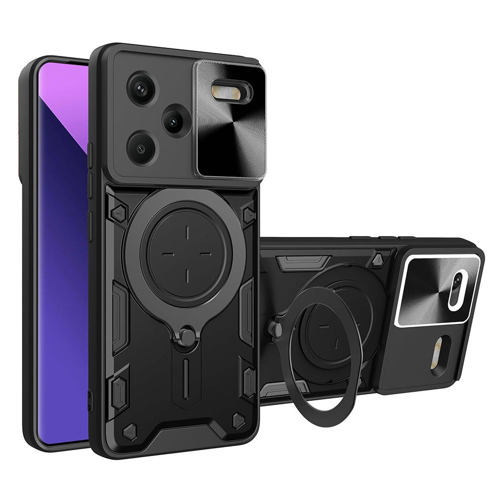 Husa de protectie Techsuit CamGuard Pro compatibil cu Xiaomi Redmi Note 13 Pro+ 5G, Negru