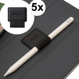 Stylus Ringke Pen Holder (set de 5), Ecological Leather, Textile, Elastic, Negru