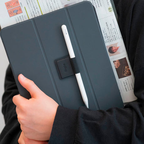 Stylus Ringke Pen Holder (set de 5), Ecological Leather, Textile, Elastic, Negru
