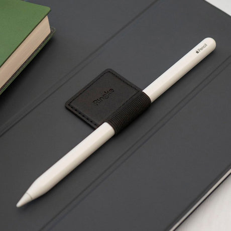 Stylus Ringke Pen Holder (set de 5), Ecological Leather, Textile, Elastic, Negru
