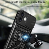 Husa de protectie Techsuit CamShield Series compatibil cu iPhone 16, Negru