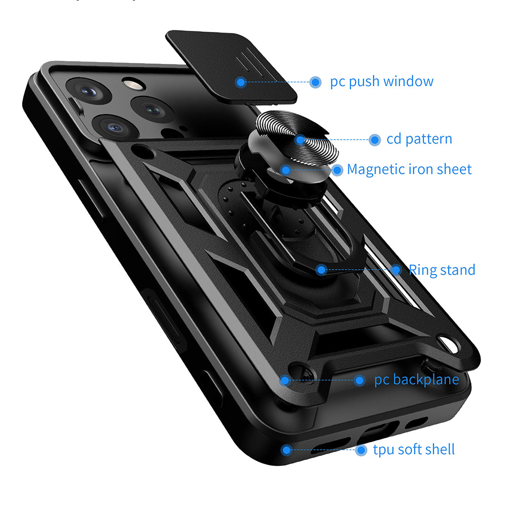 Husa de protectie Techsuit CamShield Series compatibil cu iPhone 16 Pro, Verde