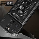 Husa de protectie Techsuit CamShield Series compatibil cu iPhone 16 Pro, Albastru