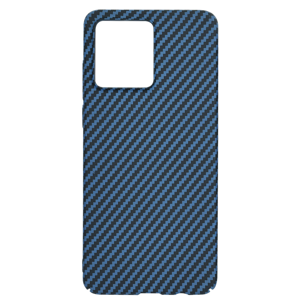 Husa de protectie Techsuit Carbonite FiberShell compatibil cu Motorola Moto G84, Cyan