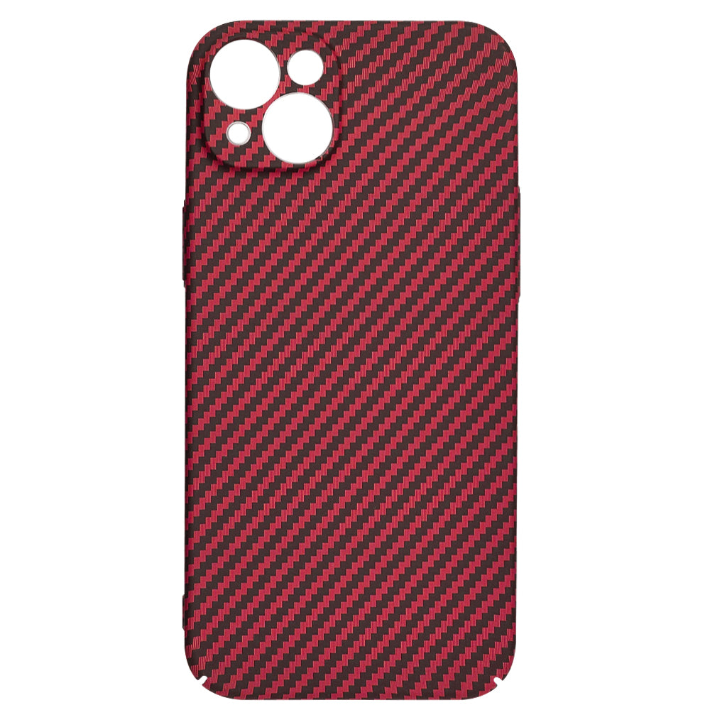 Husa de protectie Techsuit Carbonite FiberShell compatibil cu iPhone 15 Plus, Rosu
