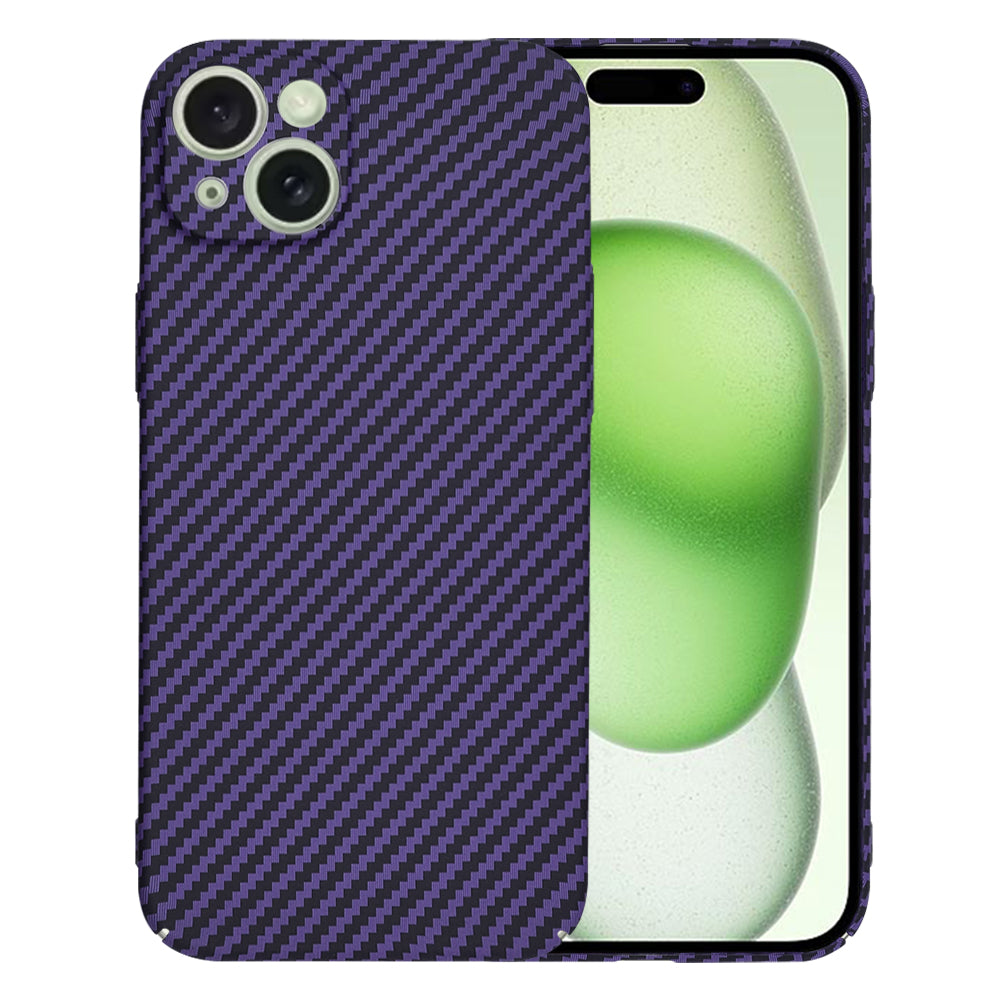Husa de protectie Techsuit Carbonite FiberShell compatibil cu iPhone 15 Plus, Mov