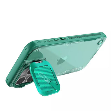 Husa de protectie Nillkin Iceblade Prop (without Camera Cutout) compatibil cu iPhone 16 Pro Max, Verde
