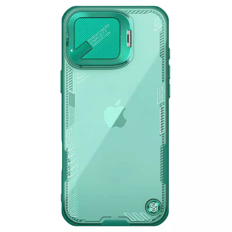 Husa de protectie Nillkin Iceblade Prop (without Camera Cutout) compatibil cu iPhone 16 Pro Max, Verde