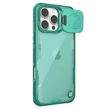 Husa de protectie Nillkin Iceblade Prop (without Camera Cutout) compatibil cu iPhone 16 Pro Max, Verde