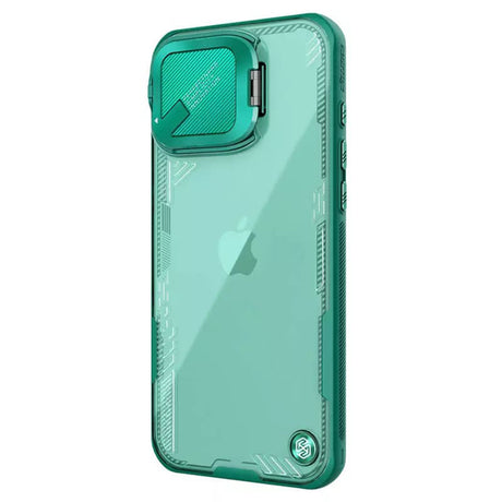 Husa de protectie Nillkin Iceblade Prop (without Camera Cutout) compatibil cu iPhone 16 Pro Max, Verde