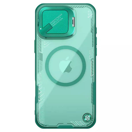Husa de protectie Nillkin Iceblade Prop Magnetic (without Camera Cutout) compatibil cu iPhone 16 Pro Max, Verde