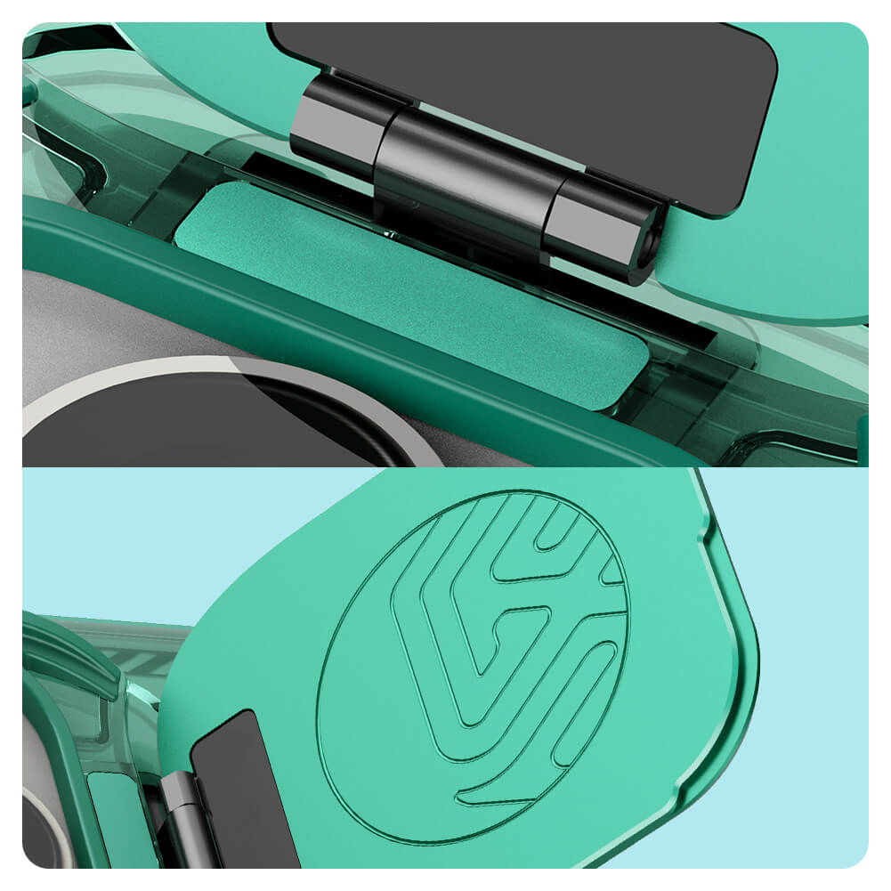 Husa de protectie Nillkin Iceblade Prop Magnetic (without Camera Cutout) compatibil cu iPhone 16 Pro Max, Verde