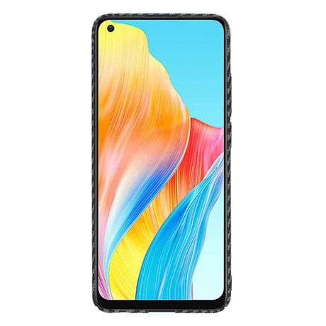 Husa de protectie Techsuit Carbonite FiberShell compatibil cu Oppo A78 4G, Negru