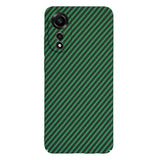 Husa de protectie Techsuit Carbonite FiberShell compatibil cu Oppo A78 4G, Verde