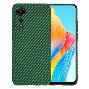 Husa de protectie Techsuit Carbonite FiberShell compatibil cu Oppo A78 4G, Verde