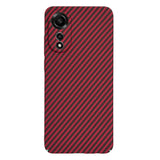 Husa de protectie Techsuit Carbonite FiberShell compatibil cu Oppo A78 4G, Rosu