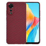 Husa de protectie Techsuit Carbonite FiberShell compatibil cu Oppo A78 4G, Rosu