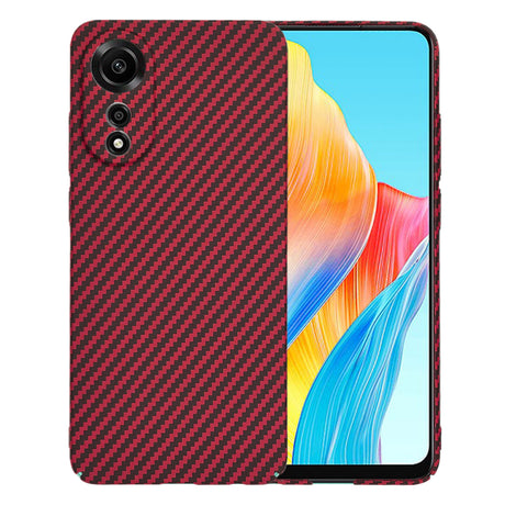 Husa de protectie Techsuit Carbonite FiberShell compatibil cu Oppo A78 4G, Rosu