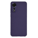 Husa de protectie Techsuit Carbonite FiberShell compatibil cu Oppo A78 4G, Mov