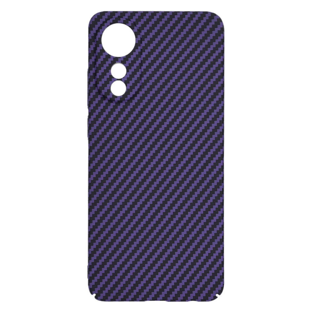 Husa de protectie Techsuit Carbonite FiberShell compatibil cu Oppo A78 4G, Mov