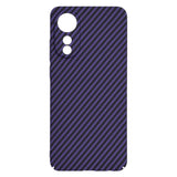 Husa de protectie Techsuit Carbonite FiberShell compatibil cu Oppo A78 4G, Mov