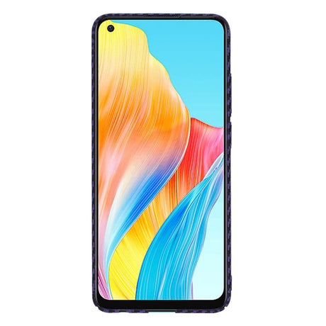 Husa de protectie Techsuit Carbonite FiberShell compatibil cu Oppo A78 4G, Mov