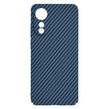 Husa de protectie Techsuit Carbonite FiberShell compatibil cu Oppo A78 4G, Cyan