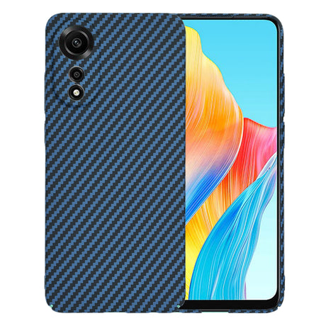 Husa de protectie Techsuit Carbonite FiberShell compatibil cu Oppo A78 4G, Cyan