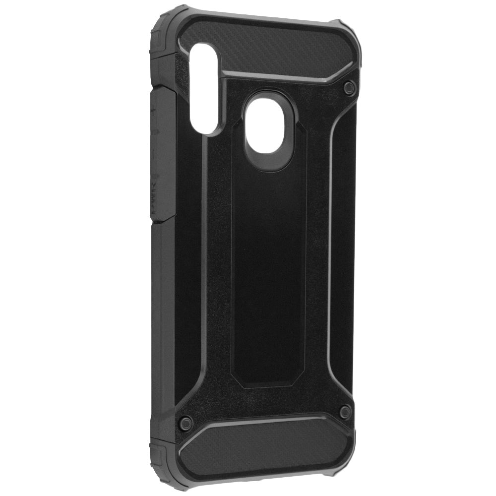 Husa de protectie Techsuit Hybrid Armor compatibil cu Samsung Galaxy A20e, Negru