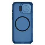Husa de protectie Nillkin CamShield Prop Magnetic compatibil cu iPhone 16 Pro, Albastru