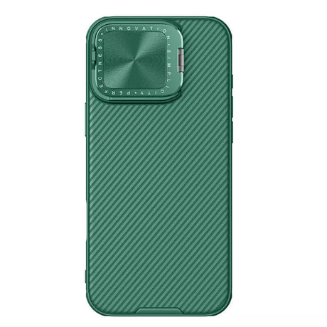 Husa de protectie Nillkin CamShield Prop Magnetic compatibil cu iPhone 16 Pro Max, Verde