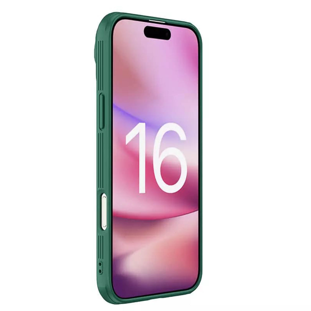 Husa de protectie Nillkin CamShield Prop compatibil cu iPhone 16 Pro Max, Verde